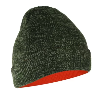 TUQUE CAMOUFLAGE RÉVERSIBLE ORANGE FLUORESCENT TUQUE CAMOUFLAGE RÉVERSIBLE ORANGE FLUORESCENT