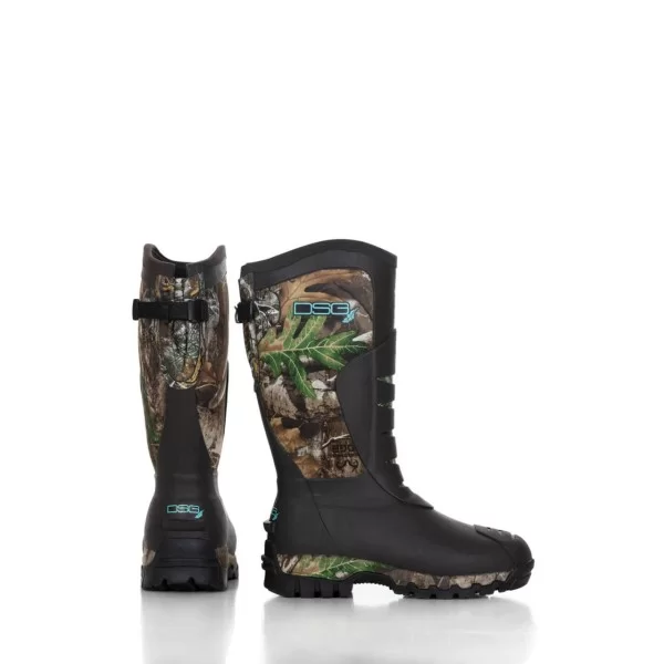 DSG rubber hunting boot realtree edge