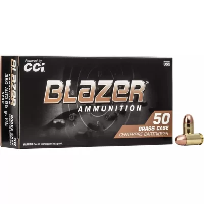 CCI Blazer 380 Auto 95gr FMJ 50 rnd CCI Blazer 380 Auto 95gr FMJ 50 rnd