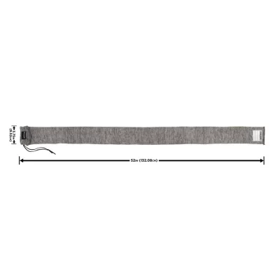 Allen Company 52" Gun Sock with Writeable ID Label, 52" Rifles with Scopes & Shotguns, Gray