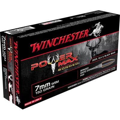 Winchester Power Max Bonded 7mm WSM 150gr PHP Winchester Power Max Bonded 7mm WSM 150gr PHP