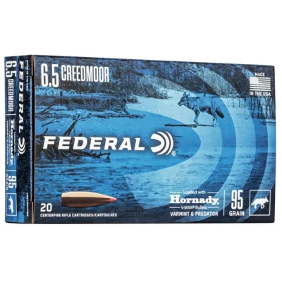 Federal 6.5 Creedmoor 95gr Hornady V-Max Varmint & Predator Federal 6.5 Creedmoor 95gr Hornady V-Max Varmint & Predator