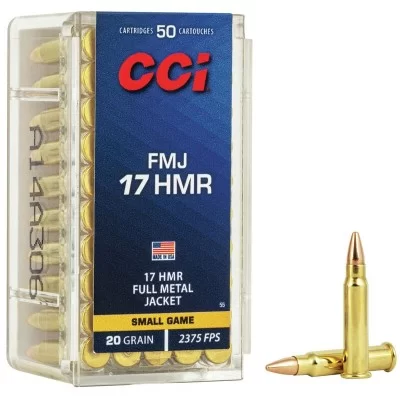 CCI 17 HMR small game 20gr FMJ 2375 fps CCI 17 HMR small game 20gr FMJ 2375 fps