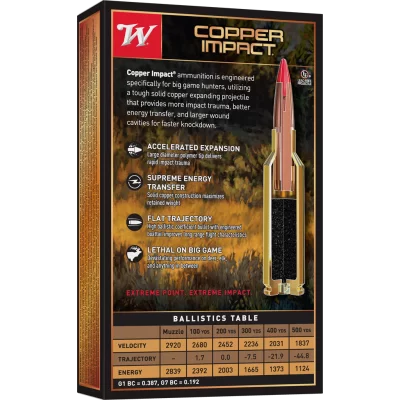 Winchester 30-06 sprg 150gr copper impact Winchester 30-06 sprg 150gr copper impact