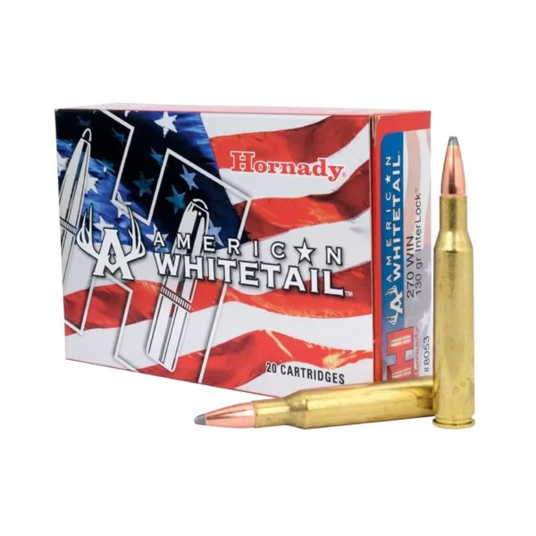 Hornady Whitetail, 270 WIN, 130gr, Interlock